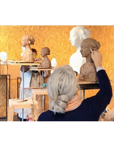 Participate in a 2 day's workshop or a 2 hours private lesson of sculpture