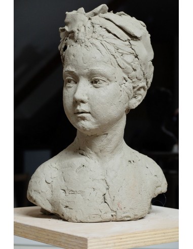 Yours or a close one's bust in fired clay