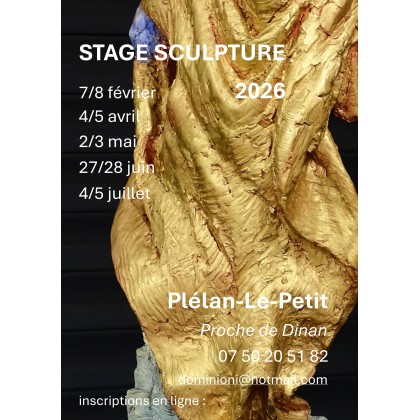 Stage de sculpture 2 jours