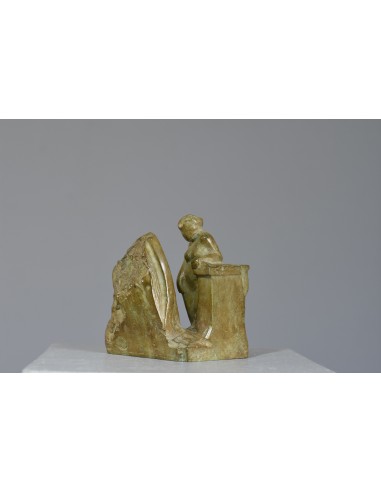 Woman with mirror